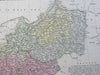 Kingdom of Prussia Napoleonic Wars Danzig Konigsberg 1814 Wilkinson map