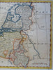 Seven United Provinces Dutch Republic Austrian Netherlands 1755 Bowen map