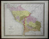 Peru & Bolivia Lima La Paz Andes Mountains Amazon River 1846 Mitchell map