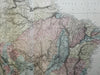 Brazil Bolivia Peru Ecuador 1875 Lowry large detailed scarce map