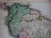 South America rare c.1820-30 Hamilton Lizars huge oversized continent NZ