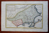 Thrace Ancient World Byzantium Dardanelles 1740-60 Seale engraved map