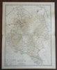 European Russia Finland Poland Crimea Ukraine Astrakhan 1868 Johnston map