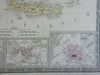 Ancient Greece Greek City States Macedonia Thrace Epirus 1875 Brue map
