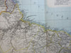 South America Lot of 7 maps wall size 1897 Stieler detailed map