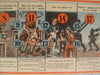 Dutch child board game Schoolmaster c.1900 Vlieger Schoolmeester en Collectant