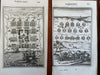 17th Century Military Encampments & Battles Pike Squares 1683 Mallet lot x 8