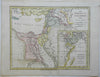 Kingdom of Solomon Israel & Judea Egypt Queen of Sheba 1798 historical map