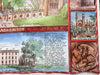 King's College Cambridge UK bird's eye view Gibbs building 1986 pictorial print