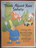 Cartoon Safety Sheet Music 1934 Once Upon a Time Met Life Driving Safe