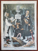 New York Politics Gillam Art 1885 Puck Political Cartoons lot x 10 color prints