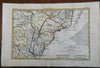 Southern Brazil Uruguay Rio de Janeiro Buenos Aires 1780 Bonne engraved map