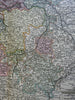 Low Countries Holland Belgium Netherlands Burgundy c.1729 Homann decorative map