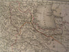 Kingdom of Persia Sea of Oman Azerbaijan 1825 antique large nice hand color map