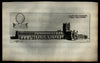 St. Alban's Cathedral & Monastery England south face 1655 antique engraved print