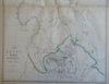 Egypt Nubia Abyssinia Nile Delta Red Sea Cairo Alexandria c. 1856-72 Weller map