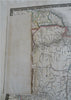 South America Brazil Uruguay Paraguay Argentina Peru 1836 Brue lg. detailed map