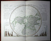 Isothermic Northern Hemisphere World Temperatures Mt. heights 1838 Berghaus map