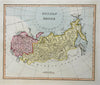 Russian Empire Siberia Kamchatka Poland Ukraine Crimea 1823 scarce Ellis map