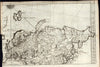 World 1748 by Bellin rare decorative 4 sheet large antique map set