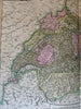 Switzerland Cantons Dependencies Grisons 1811 John Cary lovely large old map