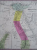 ancient Egypt Sudan Nubia Red Sea Nile River 1850 Cowperthwait Mitchell map