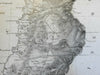 Republic of Chile Conception Santiago 1855 U.S. Astronomical Expedition map