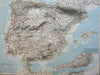 Spain set of 5 maps wall size Portugal 1889 Stieler very detailed maps