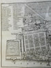Palace of Whitehall London During the Reign of Charles II 1829 detailed plan