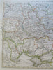 Russian Empire Ukraine Crimea Astrakhan 1855 fine detailed map