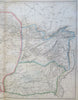 Persia Iran Afghanistan Baluchistan 1860 Weller & Bartholomew large color map