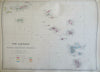 Caribbean Islands Leeward Island Cuba Hispaniola 1860 Bartholomew map