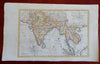 East Indies Mogul India Bengal Siam SE Asia 1788 Bowen hand color engraved map