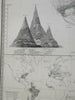 Reptiles of the World Snakes Turtles Lizards World Map 1856 Blackwood map