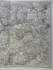 Southwestern Germany Baden Wrttemberg Mainz Ulm 1869 Vogel detailed map