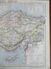 Ottoman Empire Anatolia Asia Minor Turkey Cappadocia 1883 Letts scarce map