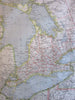 Canada Great Lakes Huron Erie Ontario New York 1883 Lett's detailed SDUK plan