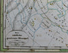 Southern celestial constellation chart astronomy stars Milky Way 1841 old chart