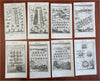 17th Century Military Encampments & Battles Pike Squares 1683 Mallet lot x 8