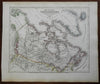 British North American Dominion of Canada 1849 Radefeld uncommon Radefeld map