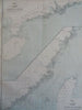 Chinese Coast Hainan to Hei Che Chin Bay Formosa Taiwan c. 1856-72 coastal map