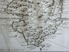 Island of Corsica Mediterranean Islands France 1760 Bellin map