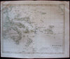 Australia prominent hooked Lake Torrens Oceania 1847 Stulpnagel Stieler map