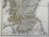 Kingdom of Scotland United Kingdom Edinburgh 1873 Ravenstein detailed map