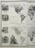 Geographical Division of Rodents and Ruminantia Camels Rams 1856 Blackwood map