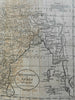 Mughal Empire India Delhi Agra Calcutta 1796 Doolittle early American map