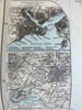 Balkan Peninsula set of 4 maps Bulgaria Serbia Greece 1891 Stieler very detailed