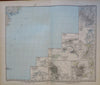 South America Brazil Peru Venezuela 1889 Petermann detailed HUGE 6 sheet map