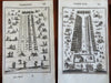 17th Century Military Encampments & Battles Pike Squares 1683 Mallet lot x 8