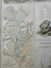 Glacial Systems of the Alps Glacier Phenomena 1856 Johnston scientific folio map